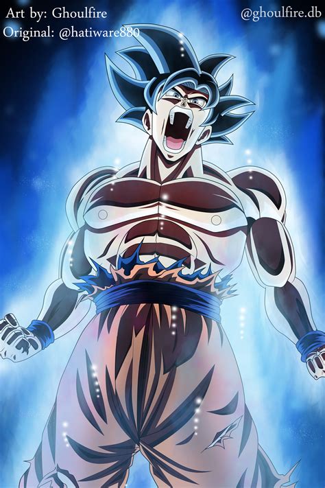 *must watch* don't forget to like and share!. Ultra Instinct Goku by GhoulFire on DeviantArt
