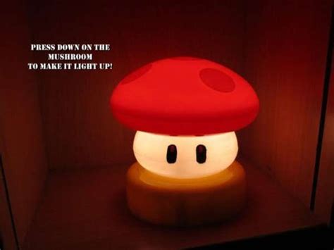 Nerdy Gamer Night Lights The Super Mario Mushroom Lamp Is An 8 Bit