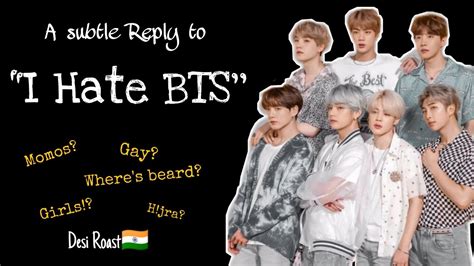 So if you're thinking of using scripted pickup lines on tinder, you're in for a lot of disappointment and frustration. Roasting BTS Haters with Facts🔥🇮🇳💜 | part-2 - YouTube