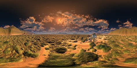 Artstation Star Desert 360 Degrees Panorama Backgrounds 10000 X 5000