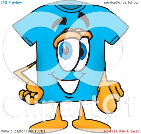 It changes how we think, how we work, and it eve. Clipart Picture of a Blue Short Sleeved T-Shirt Mascot ...