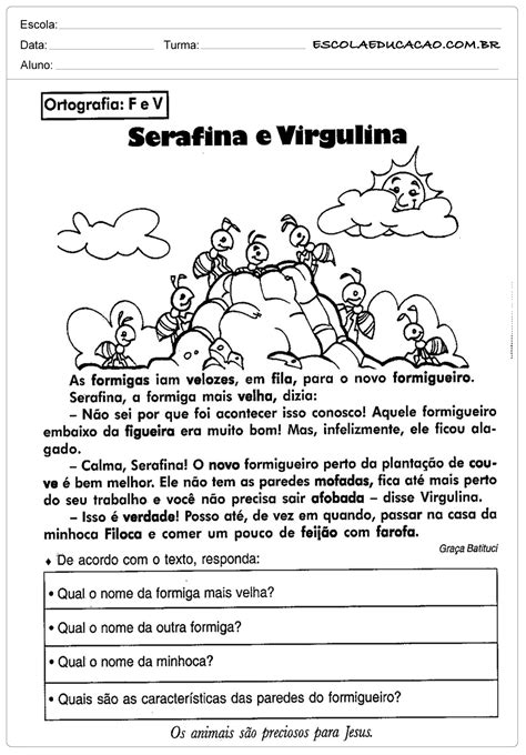 Atividades De Português 4 Ano Ortografia Escola Educação