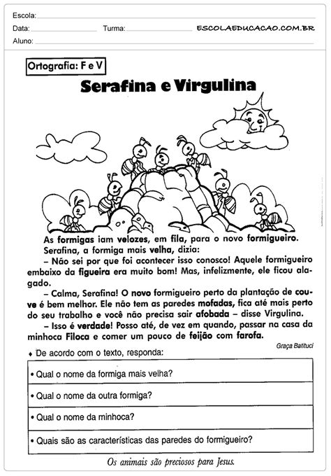 Atividade De Português 4 Ano Edubrainaz