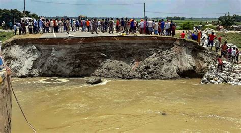 Nitish Kumar Bihar Bridge Collapses Within A Month Of Opening