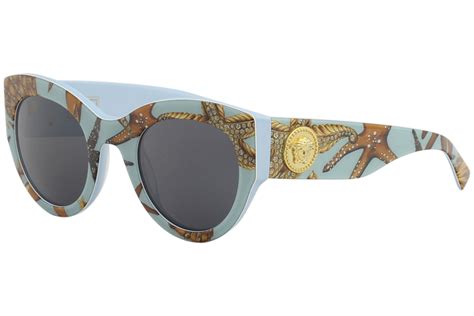 versace women s ve4353 ve 4353 5284 87 seastar azure cat eye sunglasses 51mm ebay