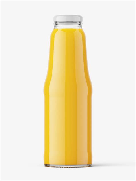 Download Glass juice bottle mockup - Smarty Mockups