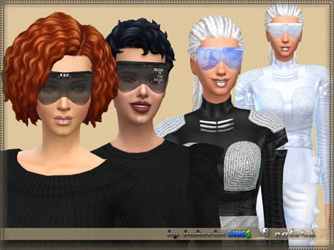 Glasses Future Sims 4 Dark Fashion Women