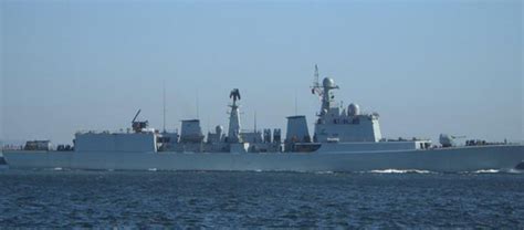 图文：中国最新改进的051c型驱逐舰海试中新浪军事新浪网