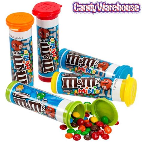 Mandms Minis Candy Tubes 24 Piece Box Online Candy Candy Shop M M Candy