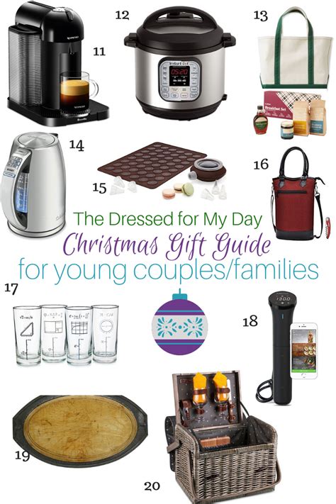 Whether you're looking for cute gifts, fun and romantic date ideas, or even unique gifts, our guide to gifts for couples has you covered. Gift Guide for Young Couples + Families - Christmas 2018 ...