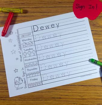 Click to go to worksheet Preschool and Kindergarten Name Writing Practice Sign In ...
