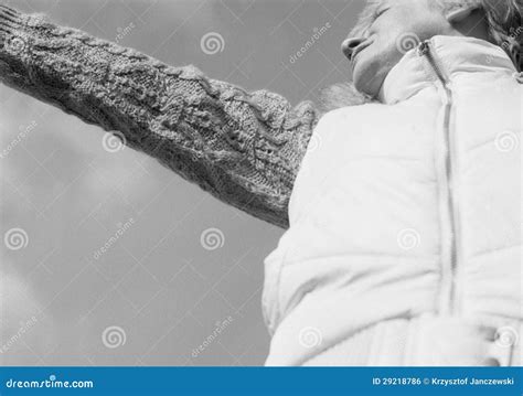 Look There Stock Photo Image Of Body Grey Blackandwhite 29218786