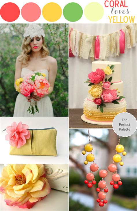 If you are looking for colour schemes with particular color codes, simply enter those. Color Story | Coral Loves Yellow! | The Perfect Palette