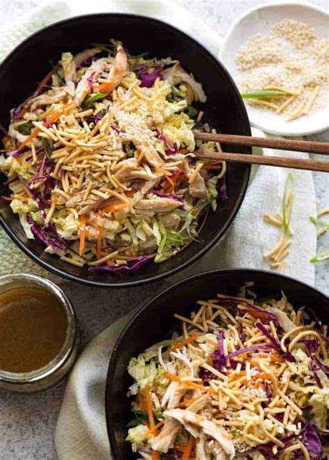 I also had to add some canned mandarins into the salad as well, it was delicious. Chinese Chicken Salad | Recipe | Recipetin eats, Chinese ...
