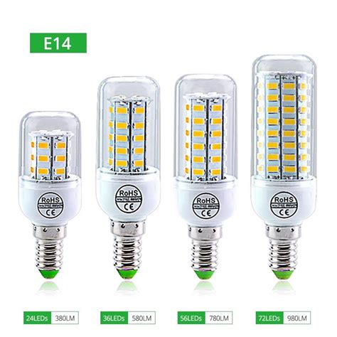 Buy Led Corn Lamp E27 E14 Led Bulb Smd5730 220v Corn Bulb 24 36 56