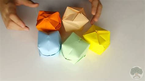 How To Make Origami Cube Easy Diy Youtube