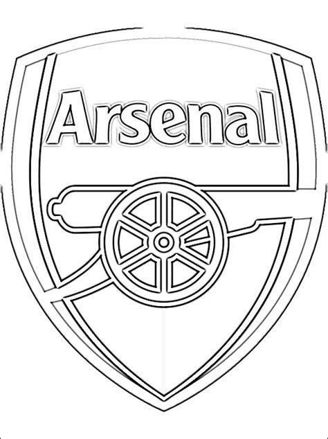 Последние твиты от arsenal (@arsenal). Coloring page Arsenal F.C. | Coloring pages