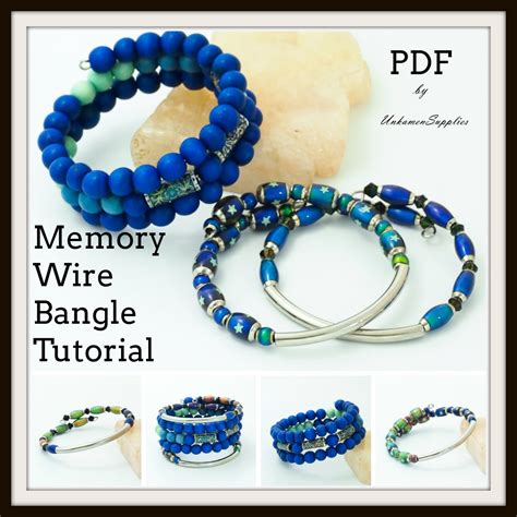 Memory Wire Bangle Bracelet Tutorial Fast Easy And