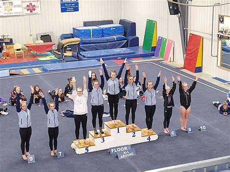 Gymnastics Win Dualtake 2nd In Jamestown News Dakota