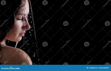 Beautiful Passion Woman In The Shower Stock Image Image Of Girl Health 12433313