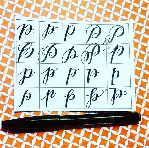 20 Ways To Write The Letter P By Letteritwrite See Also The Video Of