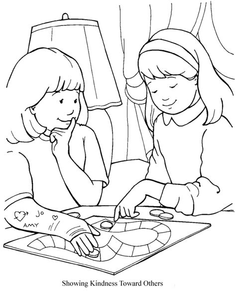 Showingess coloring pages at free printable outstanding printables #16469116. Showing Kindness Toward Others- great for preschool files ...