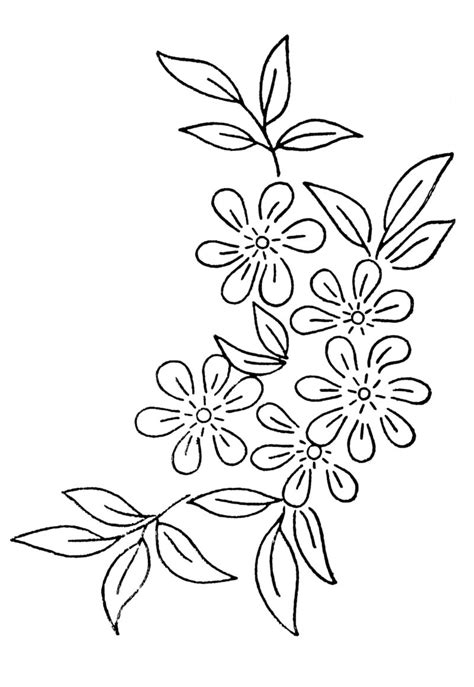 15 Printable Flower Patterns Designs Images Paper Flower Templates