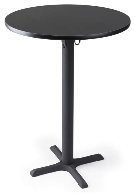 30”w X 42”h Round Cocktail Table Black Round Cocktail Tables Contemporary Bar Table Table