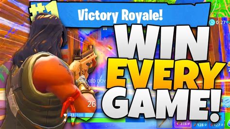 How To Always Win Solo Games In Fortnite Tips And Tricks Youtube