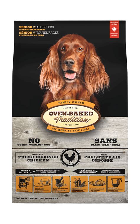 The Best Senior Dog Food And Weight Control For All Breeds Oven Baked