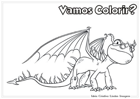 Como Treinar Seu Dragão Desenho Para Colorir