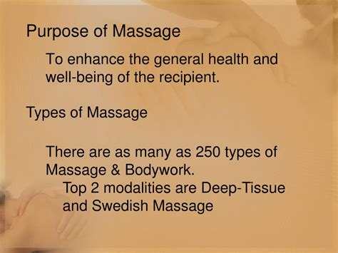 Ppt Benefits Of Massage Therapy Powerpoint Presentation Free Download Id6559398