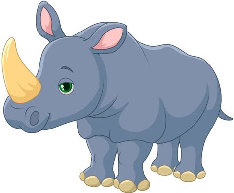 Cute Little Rhino Illustrations Royalty Free Vector Graphics And Clip