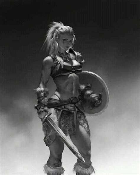 Fantasy Female Warrior Warrior Girl Female Art Fantasy Art Women Dark Fantasy Art Fantasy