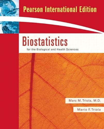 Biostatistics For The Biological And Health Sciences With Statdisk Pdf