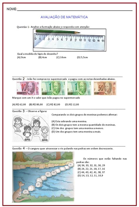 Unidades De Medidas 4 Ano