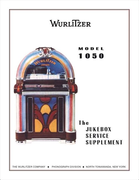 Stamann Musikboxen And Jukebox World Supplement Wurlitzer 1050