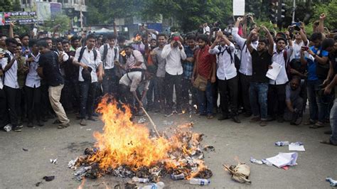 Bangladesh Mass Student Protests After Deadly Road Accident Leap