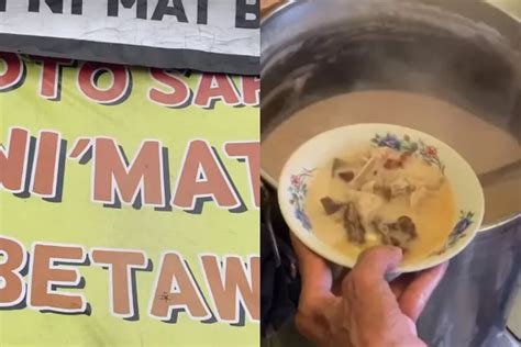 Berburu Kuliner Legendaris Di Jakarta Soto Sapi Ni Mat Betawi Berdiri