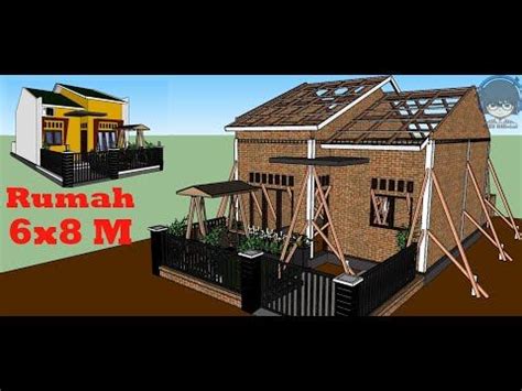 25 desain 3d rumah minimalis 1 lantai 3 kamar tidur. +7 Rumah Minimalis Ukuran 6x8 2 Kamar Terbaik Saat Ini ...