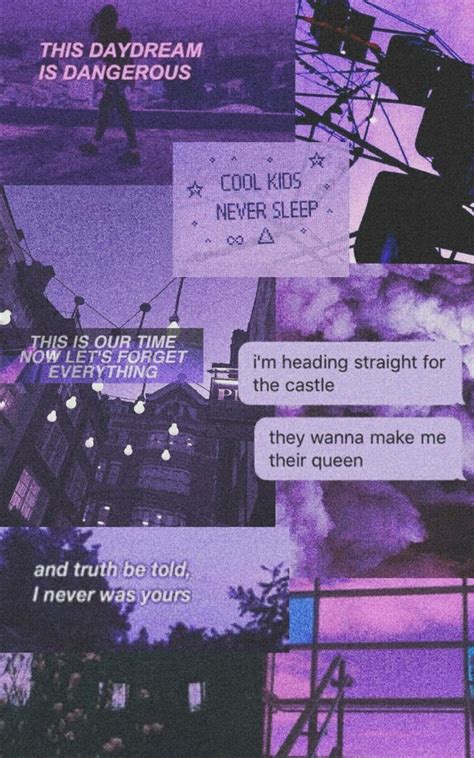 Purple Aesthetic Baddie Wallpaper