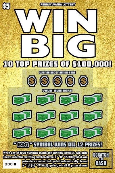 Download the pa lottery official app today! Pennsylvania Lottery - Scratch-Offs - Win Big