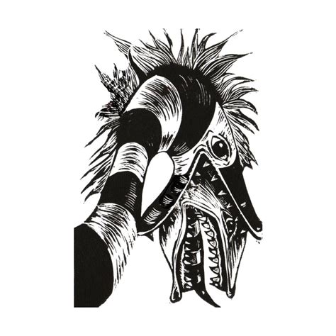 Mental floss may receive a commission for purchases made through these links. backwoodpress sandworm-beetlejuice home fine-art-print