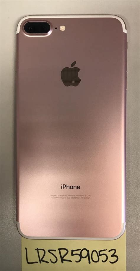 Apple Iphone 7 Plus Unlocked Rose Gold 128gb A1784 Gsm