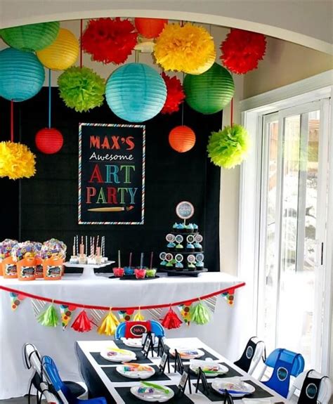 It shows you took the time and effort to make something truly extraordinary. A Picasso Inspired Boy's Art Themed Birthday Party ...