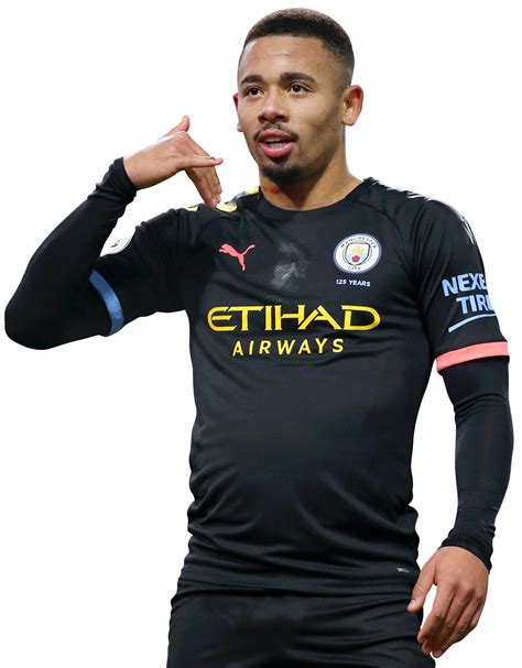 He plays as a forward for the premier league club manchester city and the brazil national team. Gabriel Jesus football render - 64652 - FootyRenders