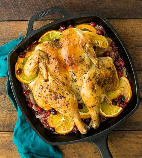 orange cranberry spatchcock chicken recipe