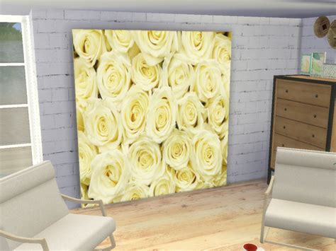 The Sims Resource Large Roses Canvas