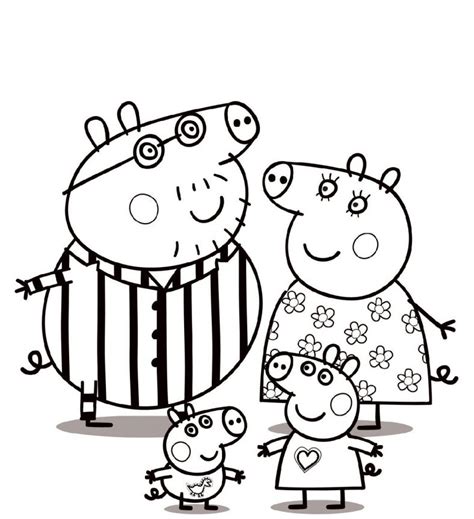 Mud is everywhere… but this set of coloring sheets for children is ruled by the. Peppa Pig Coloring Pages Printable and Free Archives | 101 ...