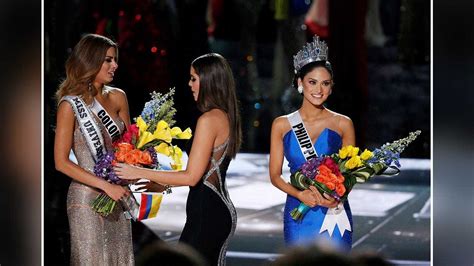 Miss Universe Wrong Woman Crowned First Host Embarrassed Youtube